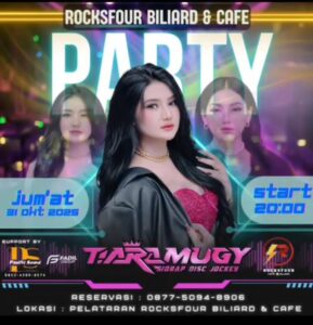 Rocksfour Billiard & Cafe Menghadirkan DJ, Padahal Diduga Kuat Belum Berizin