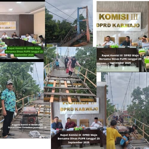 DPRD Wajo Apresiasi Pemerintah Tindaklanjuti Aspirasi Masyarakat Perbaiki Jembatan 45