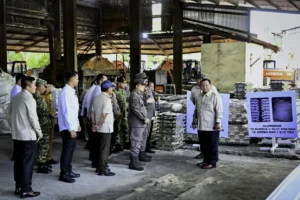 Presiden Prabowo Saksikan Langsung Penyerahan Aset Barang Rampasan Negara dari Tambang Ilegal kepada PT Timah