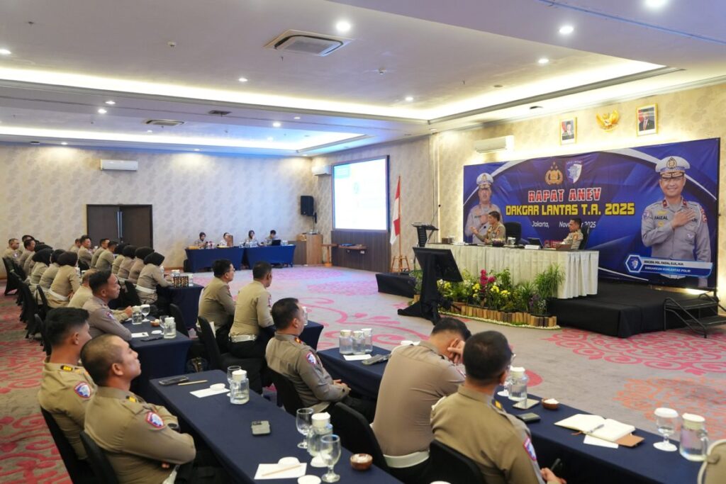Korlantas Gelar Rapat Anev Dakgar, Tekankan Optimalisasi ETLE dan Kompetensi Petugas