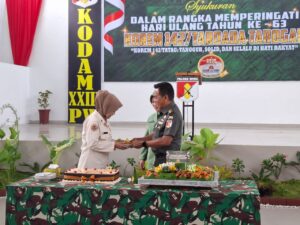 Korem 142/Tatag Gelar Syukuran Peringati HUT ke-63 Tahun 2025