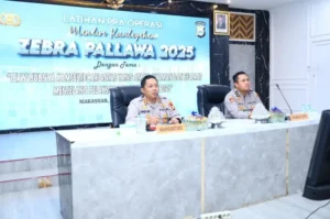 Polrestabes Makassar Gelar Latpra Ops Zebra Pallawa 2025, Siap Tertibkan Lalu Lintas!