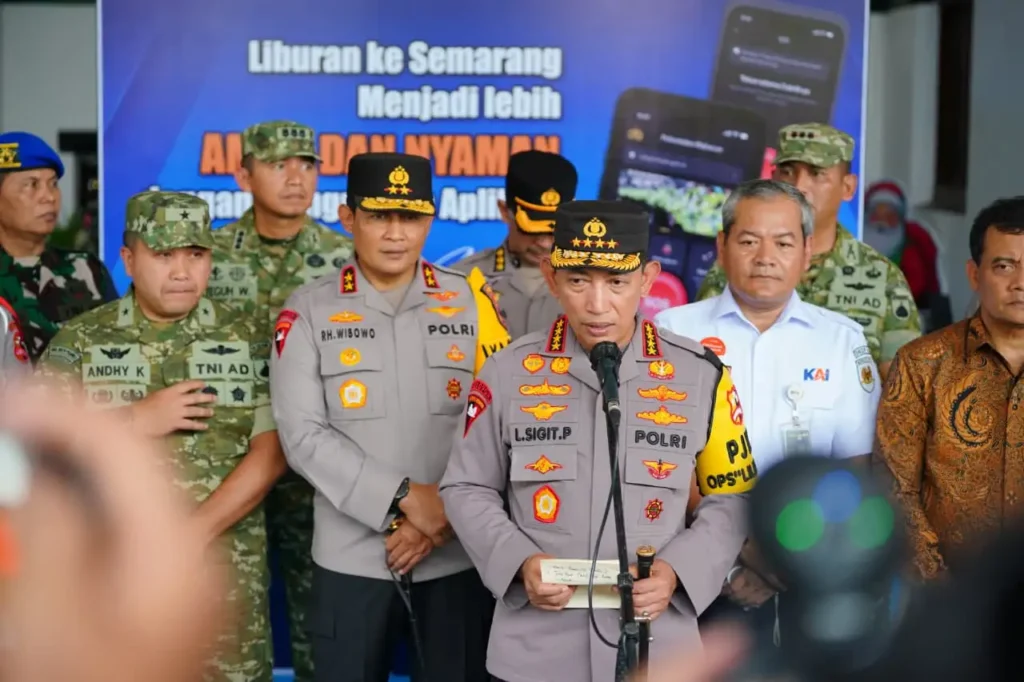 Kapolri Tegaskan Komitmen Polri Berikan Pelayanan Terbaik Saat Perayaan Natal dan Tahun Baru