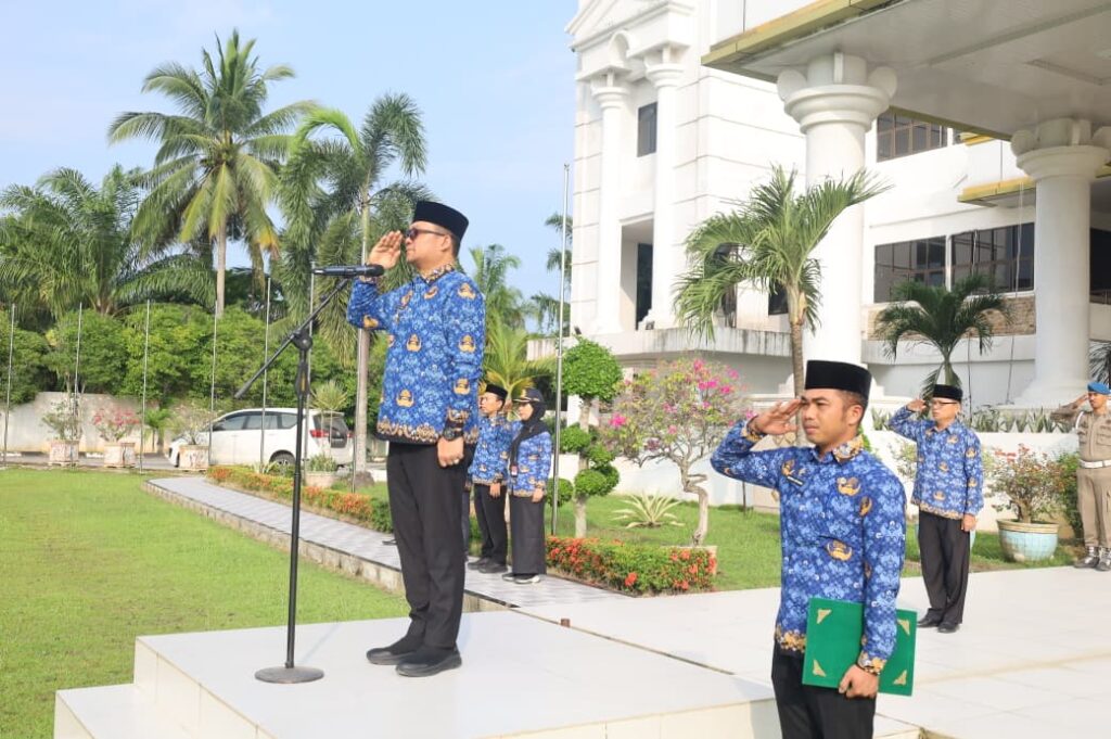 Wakil Wali Kota Tanjungbalai Pimpin Peringatan HUT Korpri Ke-54, Tekankan Pentingnya Integritas, Inovatif dan Profesional ASN Wujudkan Indonesia Maju
