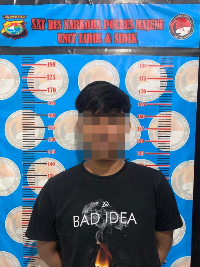 Sat Resnarkoba Polres Majene Kembali Bekuk Pengedar Sabu Asal Polman