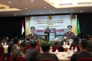 Kejati Sulsel Gelar Rakerda, Fokus Optimalisasi Anggaran untuk Penegakan Hukum Modern