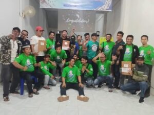 Christian Cs Pepenk Juara I dan Komando Cs Juara II di Turnamen Domino Silaturrahim Gardu KDI Sudiang
