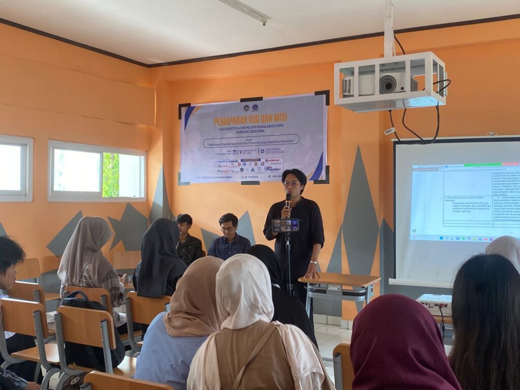 LPM Penalaran UNM Gelar Pemaparan Visi Misi Calon Ketua Umum Periode 2025/2026