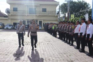 Polres Tanjungbalai Gelar Pasukan Operasi Lilin Toba 2025: Jamin Keamanan Natal dan Tahun Baru