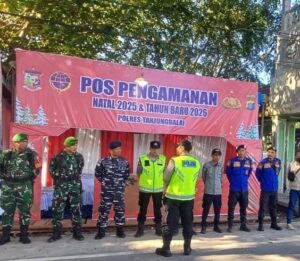 Amankan Nataru, Polres Tanjung Balai Siagakan Personel Gabungan di Titik Strategis