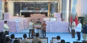 Presiden Prabowo Saksikan Penyerahan Rp6,6 Triliun Dana Penyelamatan Keuangan Negara