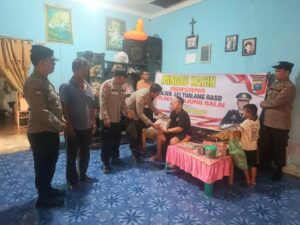 Peduli Sesama, Polsek Sei Tualang Raso Gelar ‘Minggu Kasih’