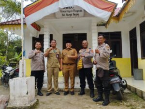 Koordinasi Kamtibmas, Sat Binmas Polres Tanjung Balai Sambangi Kantor Lurah