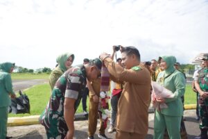 Wakil Bupati Luwu Dampingi Pangdam XIV/Hasanuddin Tinjau Pembangunan KDMP di Desa Tampa