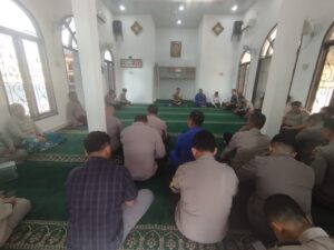Perkuat Iman dan Mental, Personel Polres Tanjung Balai Ikuti Kegiatan Binrohtal