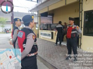 Jaga Kekondusifan Kota, Sat Samapta Polres Tanjung Balai Laksanakan Patroli Kota