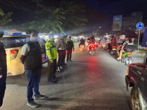 Jaga Kamtibmas Tetap Kondusif, Polres Tanjungbalai Gelar Patroli Skala