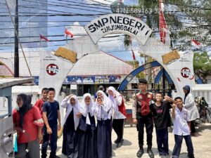Cegah Tawuran, Personel Samapta Polres Tanjung Balai Sambangi Siswa SMPN 1