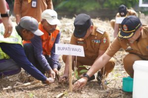 Bupati Andi Rosman Pimpin Penanaman Pohon di Taman Padduppa dan RTH Callaccu