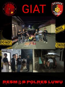 Gerak Cepat Resmob Polres Luwu, Pelaku Curat Akhirnya Berhenti “Kerja Malam”
