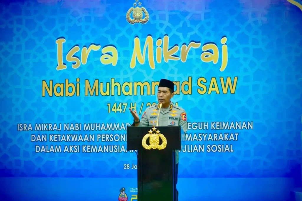 Mabes Polri Gelar Peringatan Isra Mikraj Nabi Muhammad SAW 1447 Hijriyah