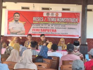 Reses di Tadangpalie, Feri Saputra Serap Aspirasi Infrastruktur hingga UMKM