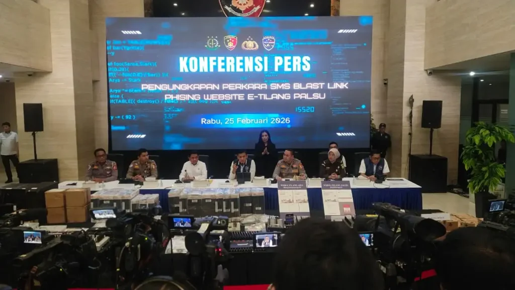 Bareskrim Bongkar Sindikat Phishing E-Tilang Palsu, Lima Tersangka Diciduk