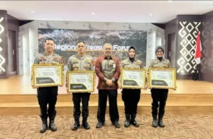 Bidkeu Polda Sulsel Sabet 4 Penghargaan dari Kementerian Keuangan
