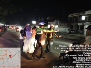 Polres Tanjungbalai Gelar Blue Light Patrol, Ciptakan Situasi Aman dan Kondusif