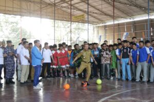 Wali Kota Mahyaruddin Salim Buka Turnamen Futsal Antar Instansi dan Pelajar