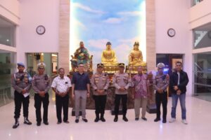 Polres Tanjungbalai Lakukan Patroli Monitoring Rumah Ibadah Vihara/Klenteng, Situasi Aman dan Kondusif