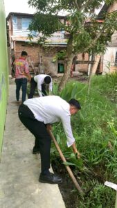 Sambut Ramadhan, Lapas Kelas IIB Tanjungbalai Asahan Kerja Bakti Bersihkan Musholla Nurul Ihsan