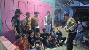 Jaga Kekhusyukan Pagi, Polsek Tanjung Balai Utara Sisir Lokasi Rawan Balap Liar dan Petasan