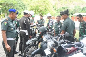 Denpom XXIII/2 Mamuju Gelar Sosialisasi Ops Gaktib dan Yustisi TA 2026 di Makorem 142/Tatag