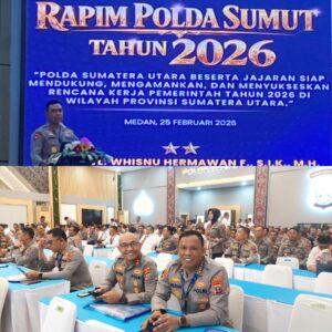 Kapolres Tanjungbalai Hadiri Rapim Polda Sumut