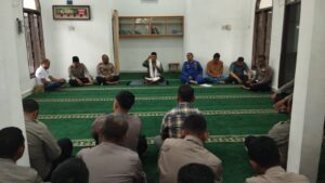 Tingkatkan Iman, Personel Polres Tanjung Balai Gelar Pembinaan Rohani Rutin