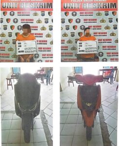 Polsek Datuk Bandar Tangkap 2 Pelaku Pencurian Sepeda Motor