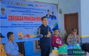 Wakil Bupati Luwu Buka Gerakan Pangan Murah Jelang Ramadan 2026, Upaya Nyata Kendalikan Inflasi