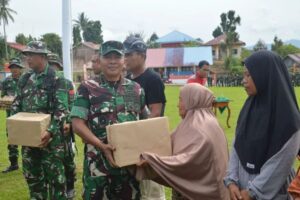 Kasrem 142/Tatag Hadiri Pembukaan TMMD ke-127 di Desa Bulo