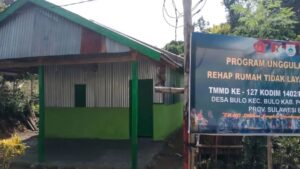 Rumah Asrul Rampung 100 Persen, TMMD Kodim 1402/Polman Wujudkan Hunian Layak di Desa Bulo