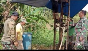 Program Unggulan Kasad di Desa Bulo Kembali Hadirkan Sumber Air untuk Warga