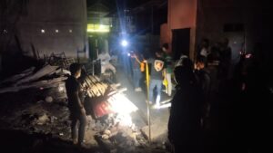 Kasat Reskrim Polres Polman Pimpin Langsung Olah TKP Kebakaran Rumah di Balanipa