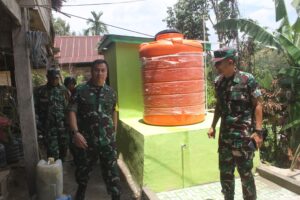 Tim Wasev Pastikan Program Manunggal Air TMMD Berfungsi Baik di Desa Bulo