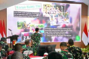 Danrem 142/Tatag Hadiri Rapim Kodam XXIII/Palaka Wira TA 2026