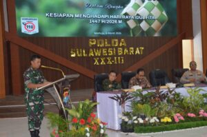 Danrem 142/Tatag Hadiri Rakor Lintas Sektoral Operasi Ketupat Marano 2026, Bahas Kesiapan Pengamanan Idul Fitri