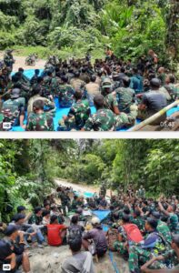 Saat TNI dan Warga Duduk Bersama, Jalan Desa dan Kemanunggalan Terbangun