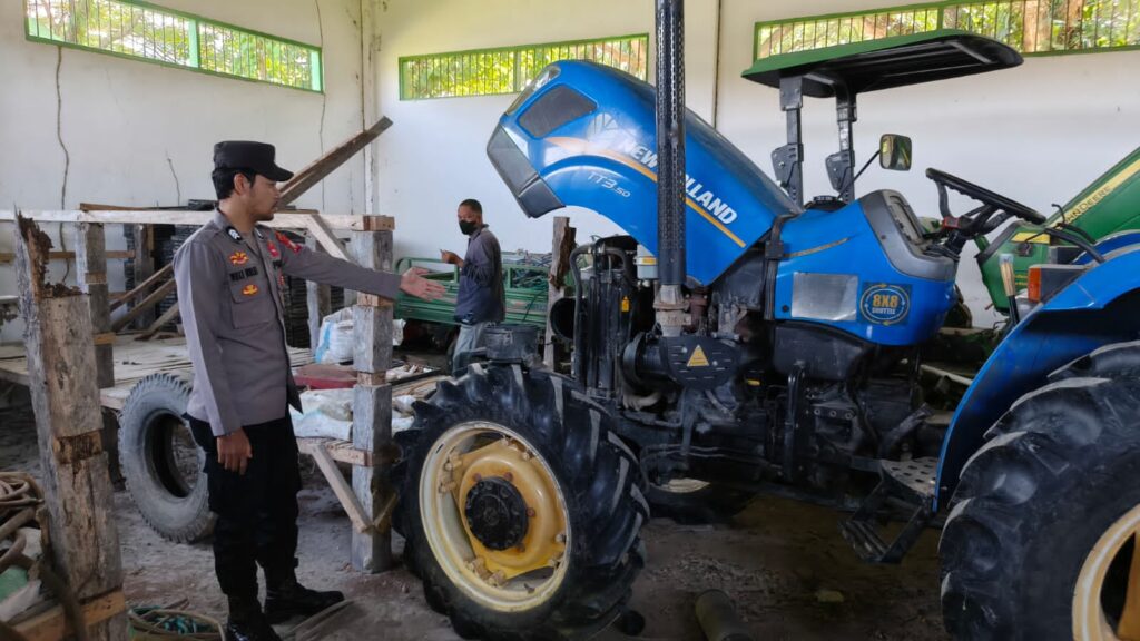 Dugaan Pencurian di Balai Benih Tanaman Pangan Rea Timur, Polsek Binuang Datangi TKP