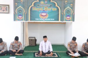 Polres Tanjung Balai Peringati Nuzul Qur’an di Bulan Ramadhan, Gelar Pembinaan Rohani Bersama Ketua MUI