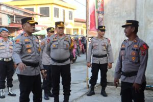 Pastikan Mudik Aman, Kapolres Tanjungbalai Cek Kesiapan Pos Pengamanan Lebaran 2026