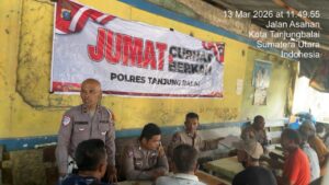Sat Lantas Polres Tanjungbalai Dengarkan Keluhan Masyarakat melalui Jumat Curhat